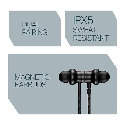 Boat Rockerz 113, 40H Battery, Dual Pair, Fast Charge, ENx Tech, Stream Ad Free Music via App Support - Image 2